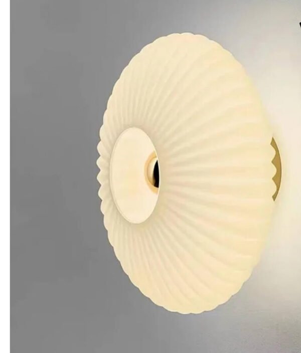 Century modern rippled ceiling light #M4