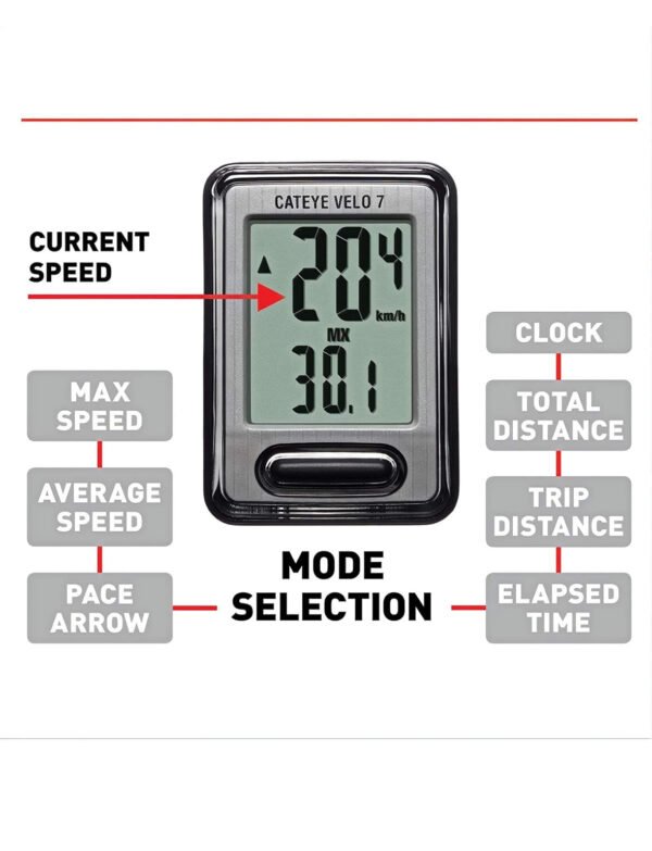 CatEye Velo 7 Bike Computer #M14