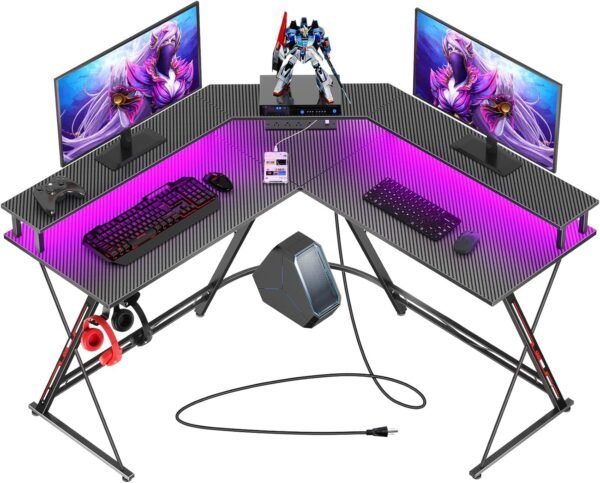 L Shaped Gaming Desk #H33