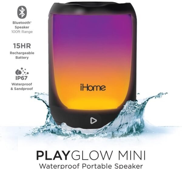 iHome waterproof portable speaker –