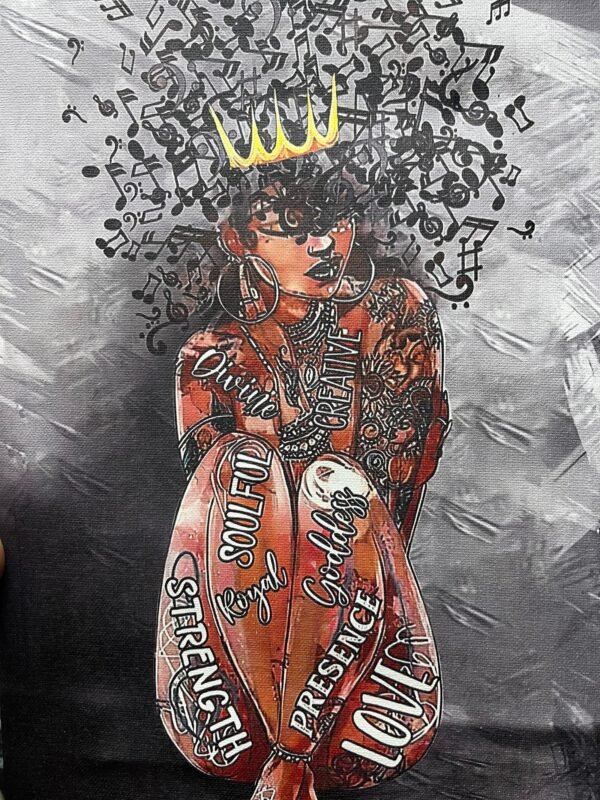 12×18 African American Black Woman Art Print Poster - Image 2