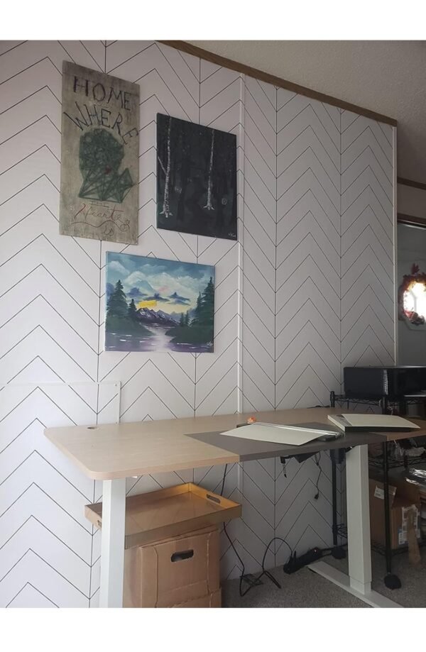 Modern Stripe Peel and Stick Wallpaper - Image 2