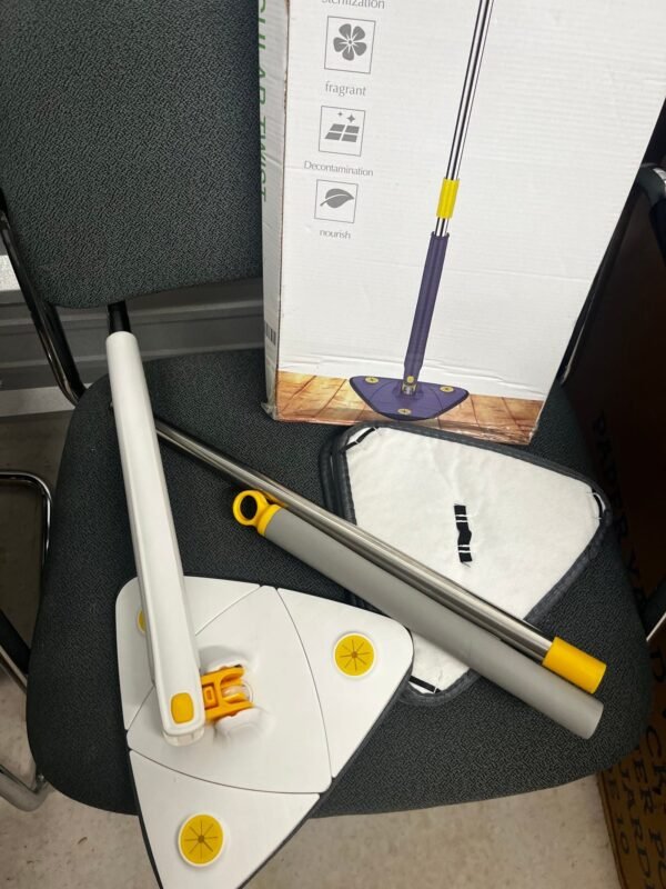 Cleaning Mop 360° Rotatable with 4 Replacement Pads - Image 4