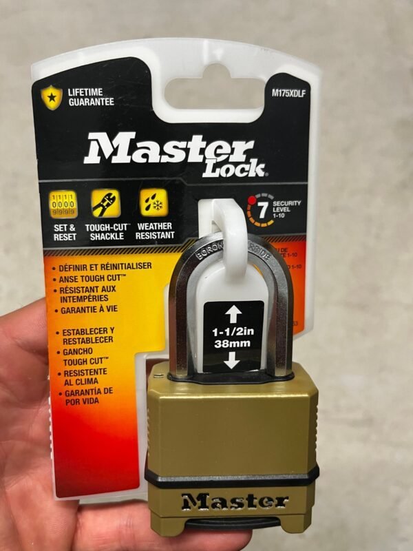 MASTERLOCK Resettable Combination Padlock - Image 3