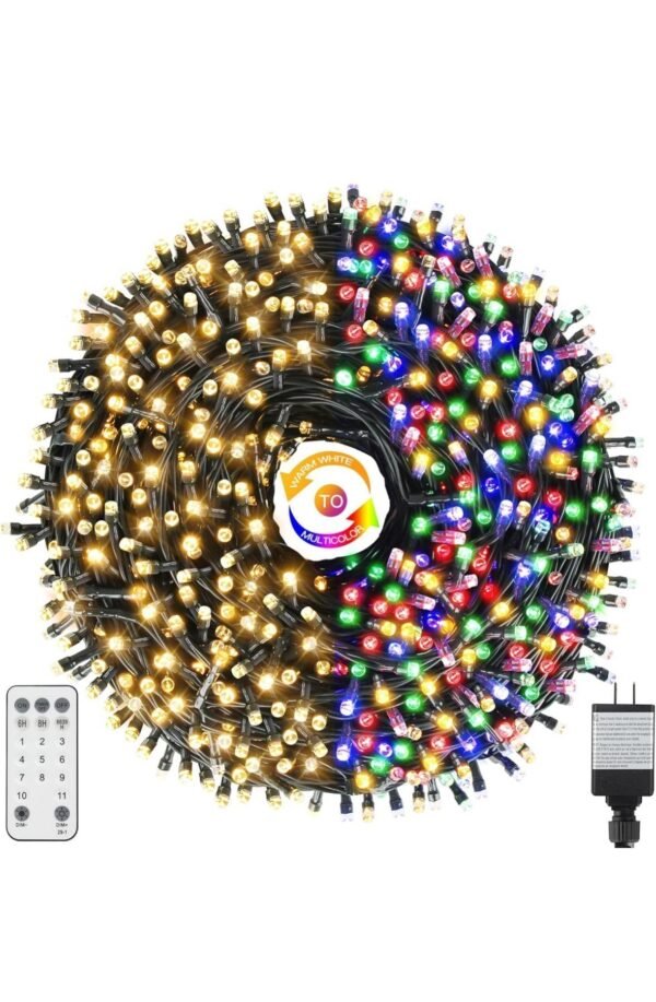 Outdoor 400 LED lights two colours