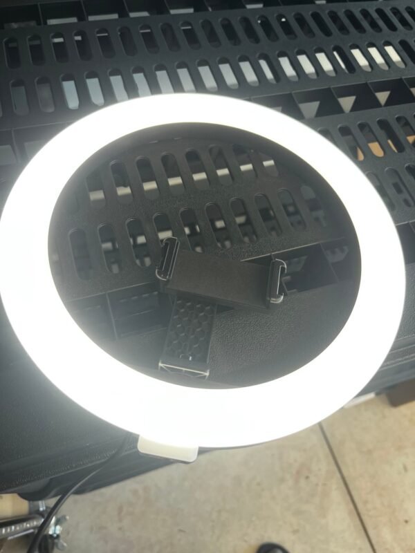 Desk Ring Light with Stand and Phone Holder - Image 3