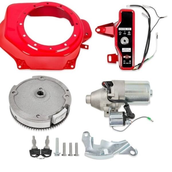 Wztepeng Electric Start Kit Flywheel Ignition Switch Kit