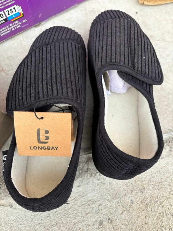 LongBay Men’s Memory Foam Diabetic Slippers - Image 5