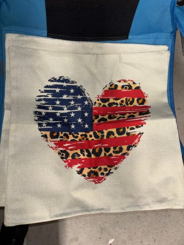 Stars and Stripes Canvas Tote Bag - Image 2