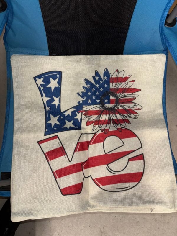 Stars and Stripes Canvas Tote Bag - Image 5