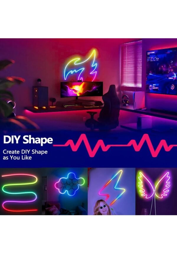 Neon Rope Lights,RGB+IC Flexible Led Rope Lights