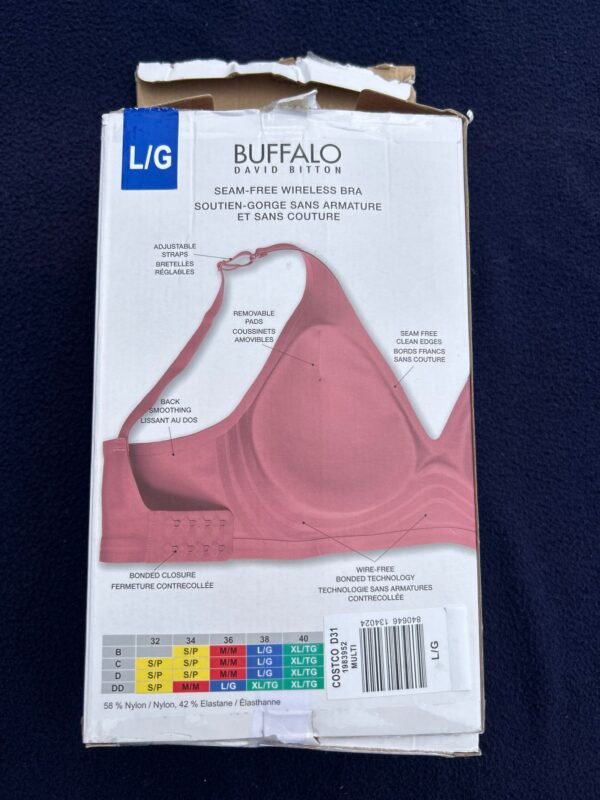 BUFFALO David Bitton, 2 park, wire free bra, size L - Image 2