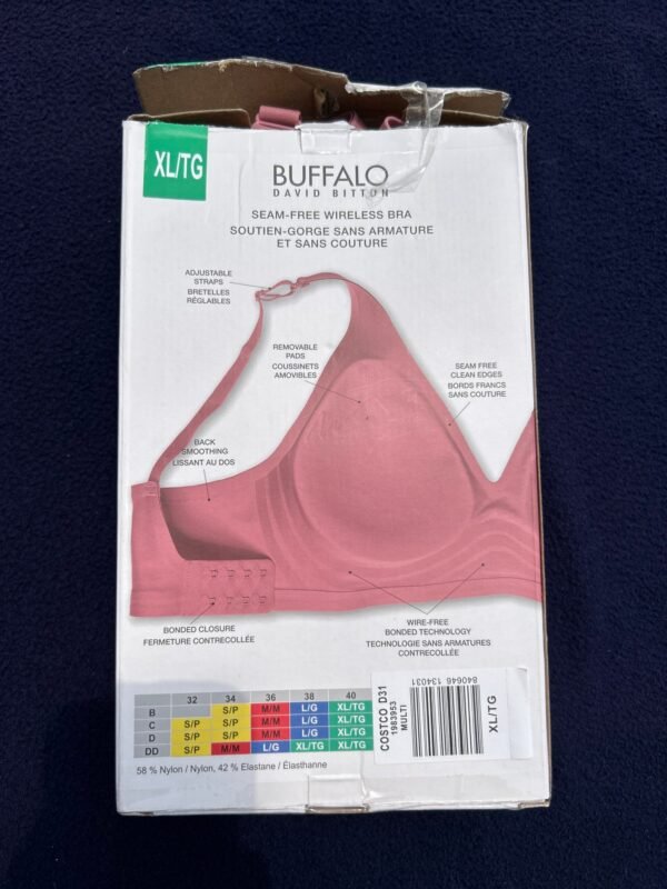 BUFFALO David Bitton, 2 pack, wire, free bra, size XL - Image 2