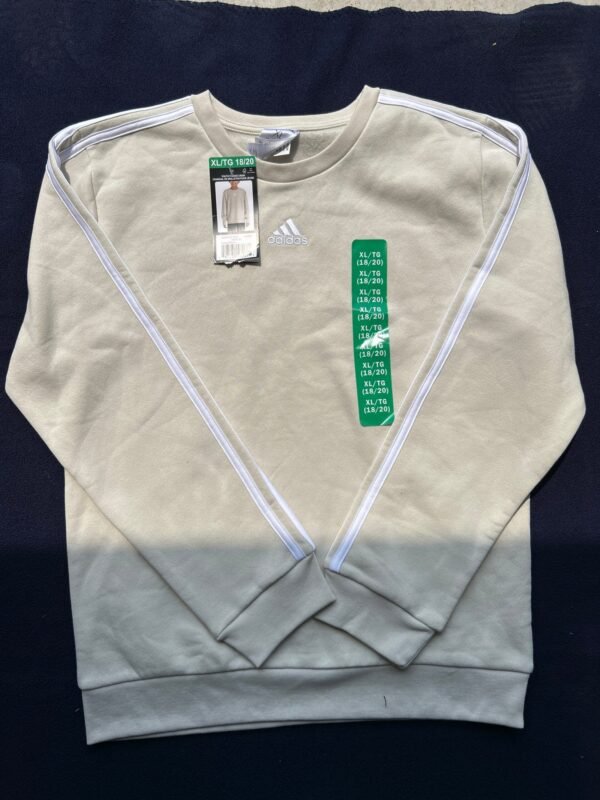 Adidas youth fleece crew, size XL (18/20)