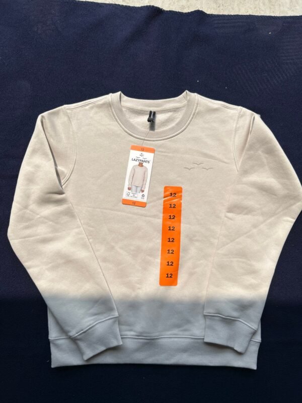 LAZYPANTS youth fleece crew, size 12