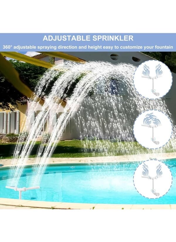 Adjustable Waterfall Pool Sprinkler