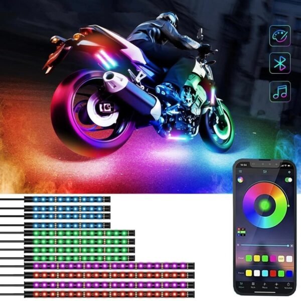 Motorcycle underglow light kit