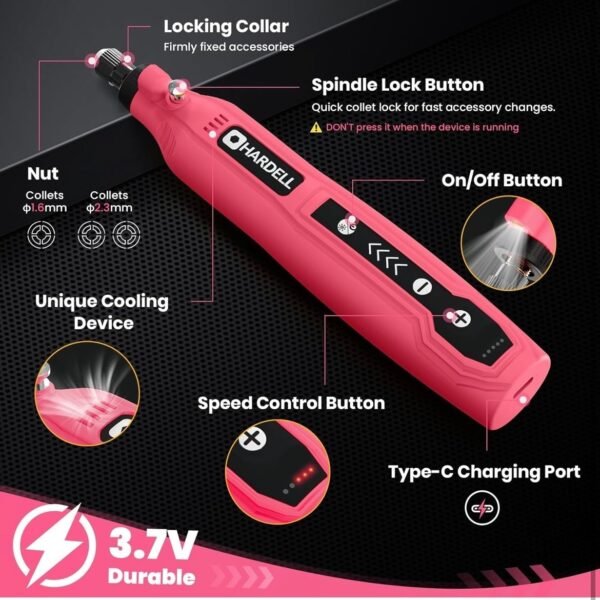 HARDELL Mini Cordless Rotary Tool - Image 2