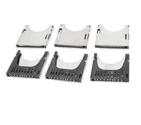 20pcs DIY Spring Loaded SD Memory Card Sockets Connectors Slot