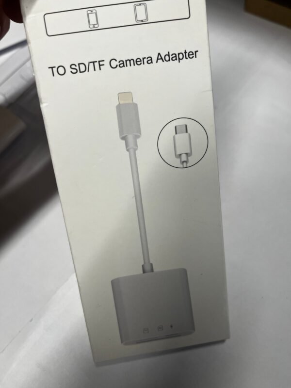 Lightning to USB Camera Adapter with Charging Port – - Image 2