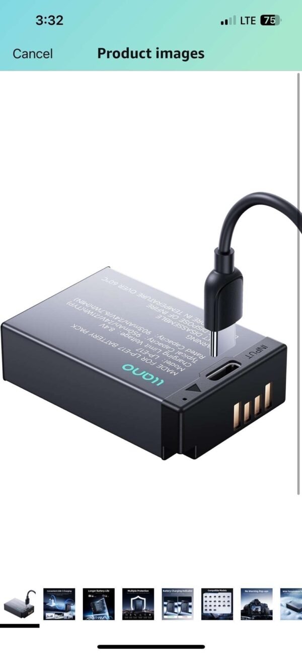 Dual Camera Battery and Charging Set – - Image 2