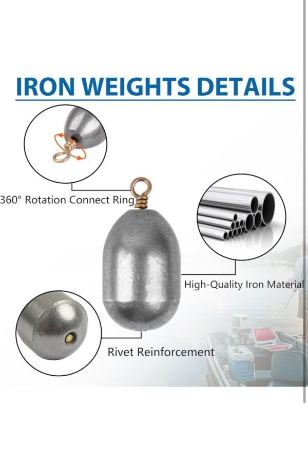 Fishing Weights Sinkers Kit 17Pc – - Image 3