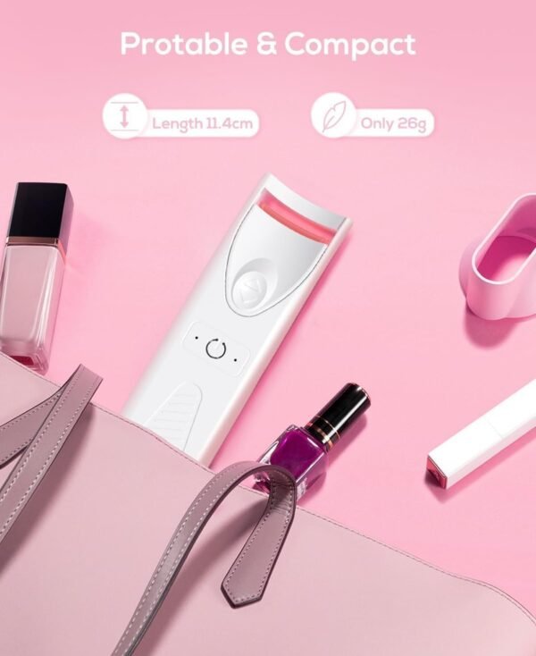 Heated Eyelash Curler, Electric Heated Lash Curler Rechargeable