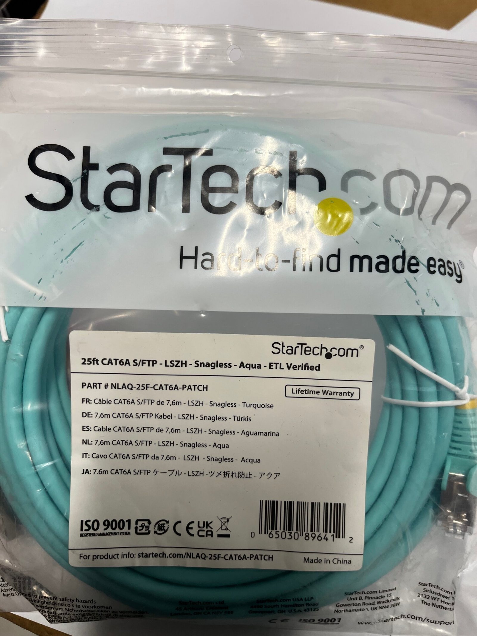 25ftCAT6a Ethernet Cable - Image 3