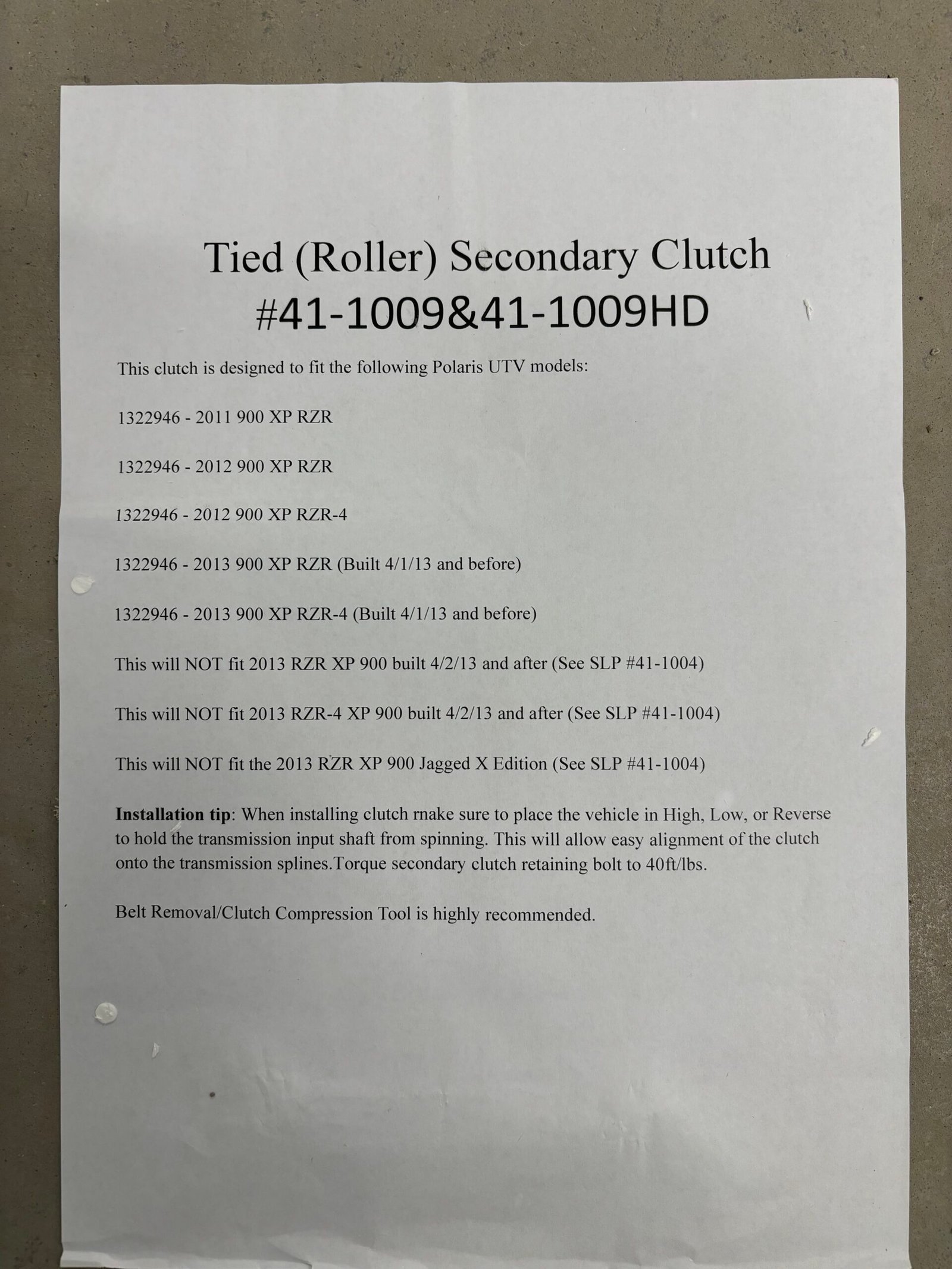 Primary & Secondary driven clutch - Image 3