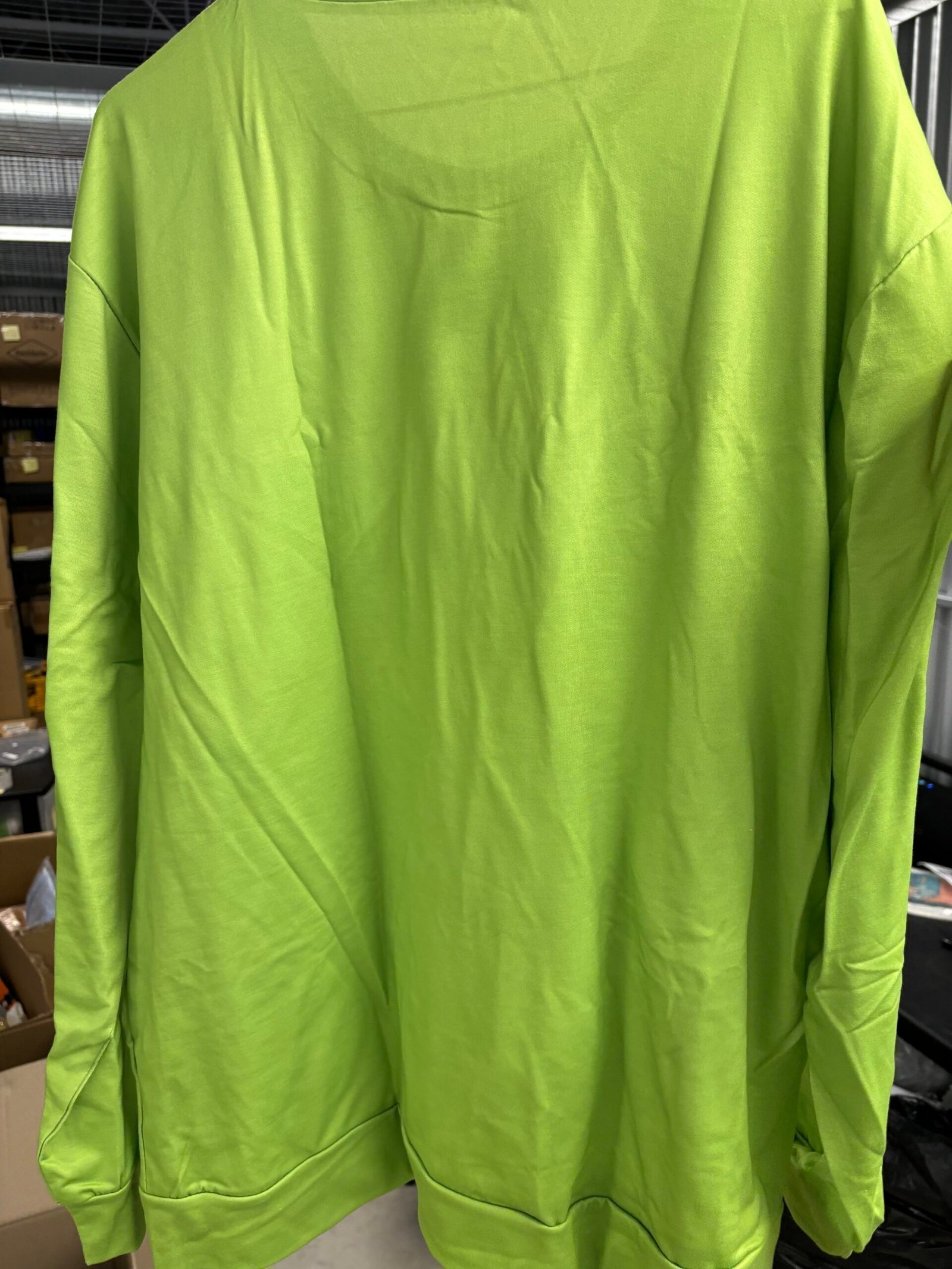 Women’s green long sleeve shirt - Image 2