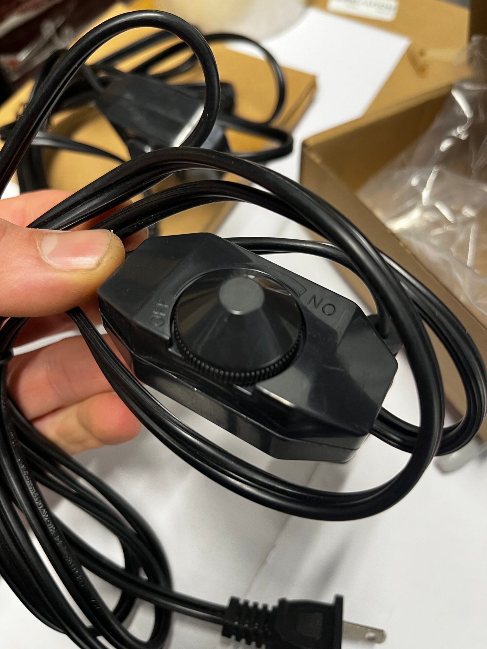 Lamp Dimmer Switch Extension Cord Plug in Dimmer - Image 2