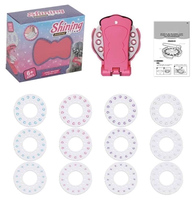 Shining diamond, hair bling